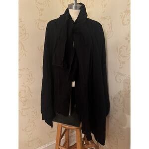 Flo Atelier Wool Cape Poncho Ladies Size One Size
